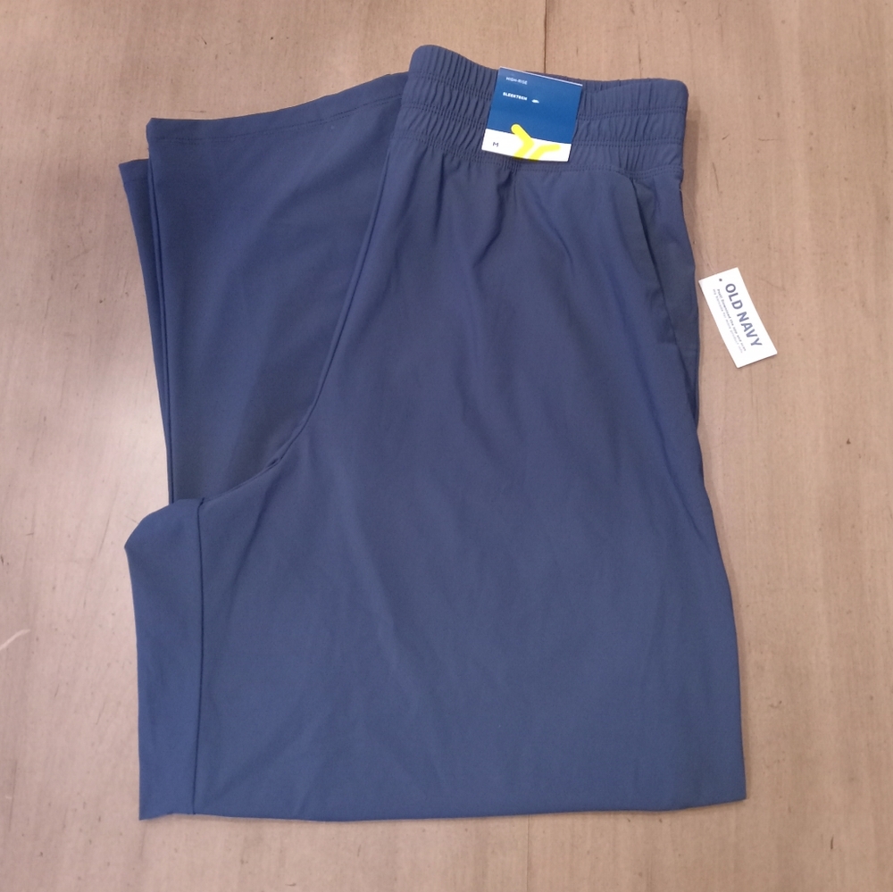 Women's Navy Wide-Leg Pants - Picture 2 of 9